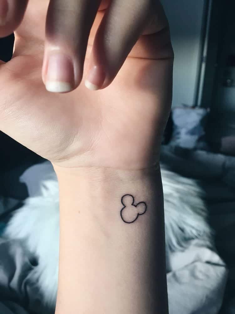 simple disney tattoos men