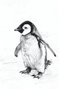 20 Adorable Baby Animal Sketches To Brighten Your Day - Brighter Craft