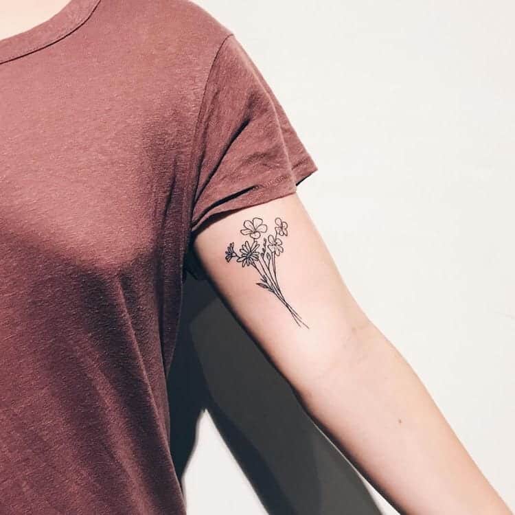 tattoo sticker White Flower Tattoo Stickers on Face Arm Clavicle  Personalized Stickers Temporary Waterproof Tattoo for Woman  Color   EM017   Amazoncouk Everything Else