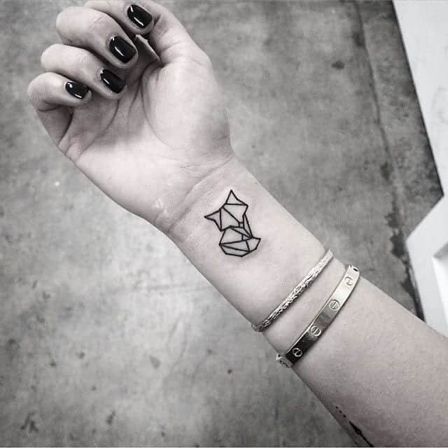 35 Geometric Animal Tattoo Ideas & Inspiration - Brighter Craft