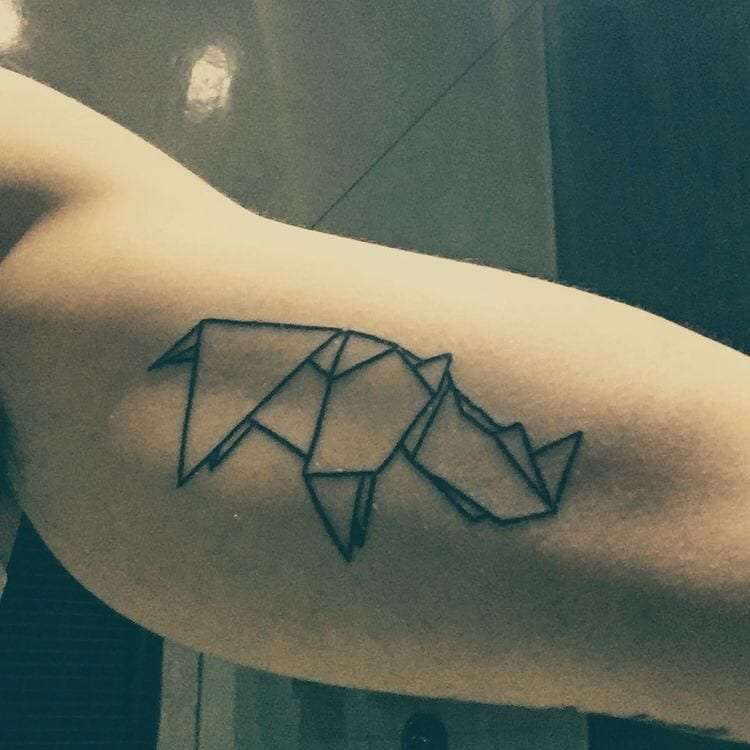 35 Geometric Animal Tattoo Ideas & Inspiration - Brighter Craft