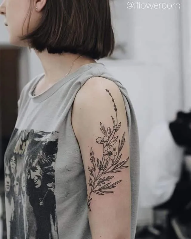 Little plant in a pot tattoo  Tattoogridnet