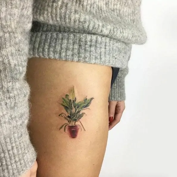 35 Plant Tattoo Ideas  Inspiration  Brighter Craft