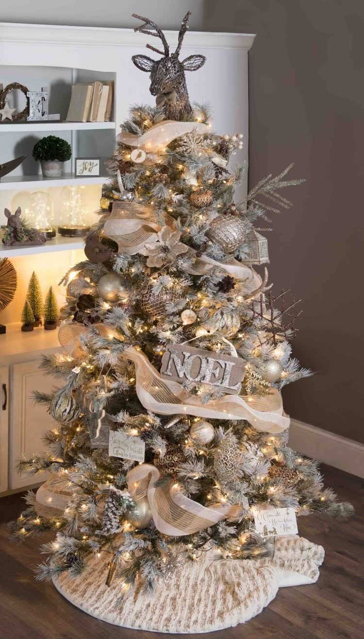 40+ Christmas Tree Decorating Ideas &amp; Inspiration - Brighter Craft