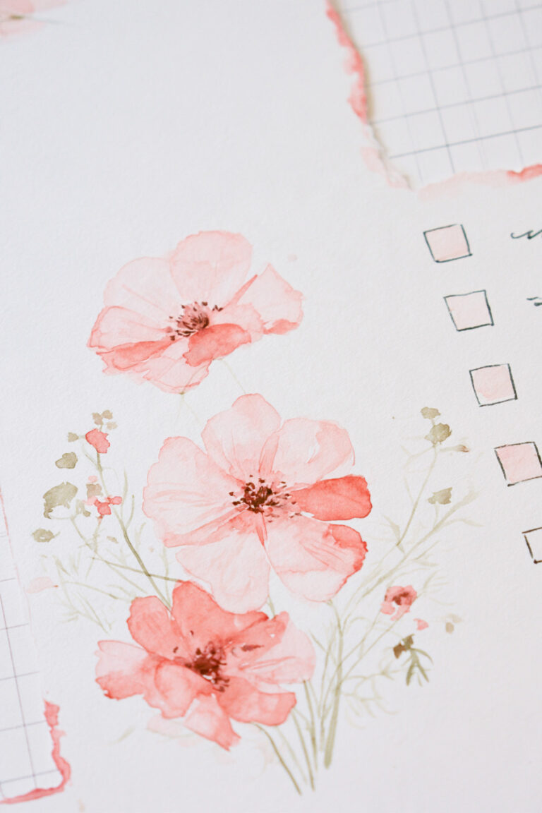 9. Pink Cosmos Checklist Page