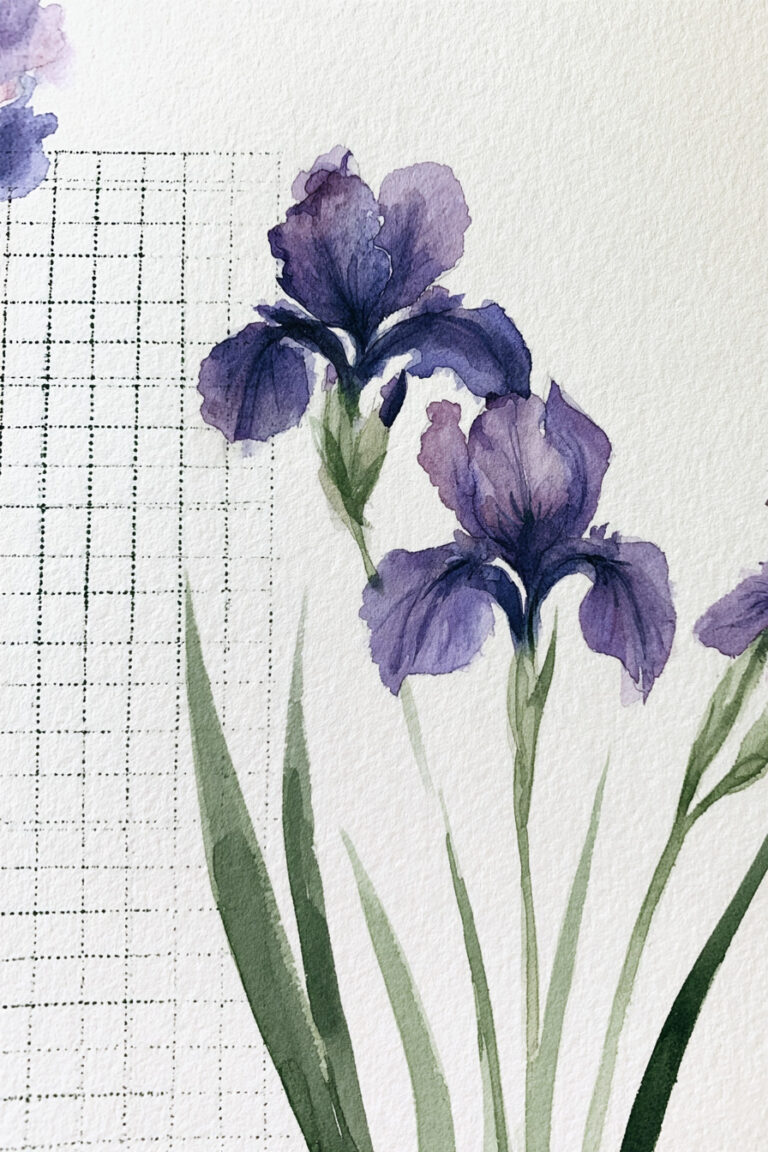 7. Purple Iris Tracker Grid