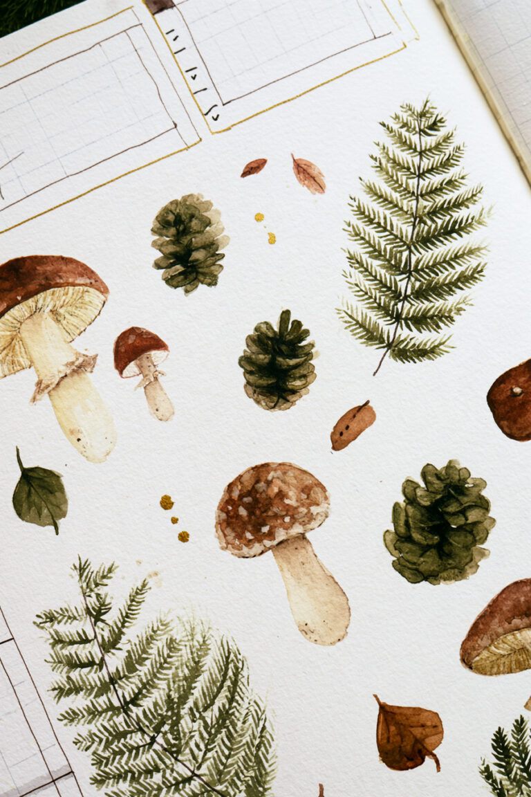21. Woodland Autumn Planning Page