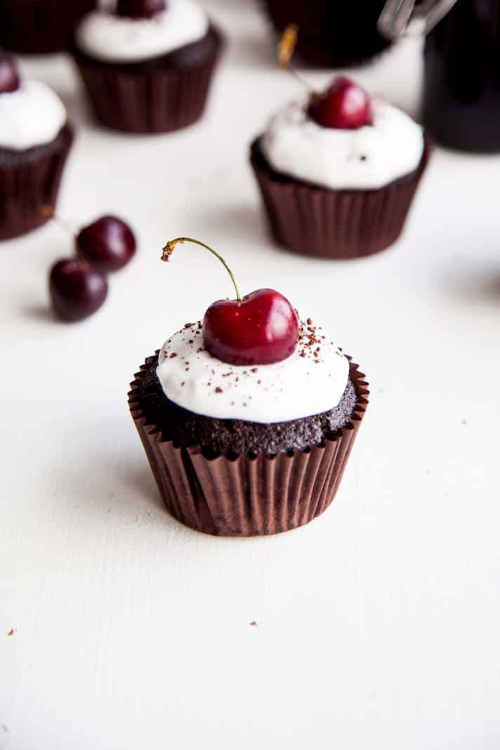 9. Vegan Black Forest Cupcakes