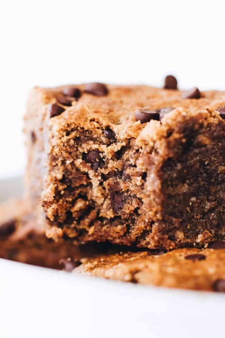 23. Chocolate Chip Hazelnut Blondies