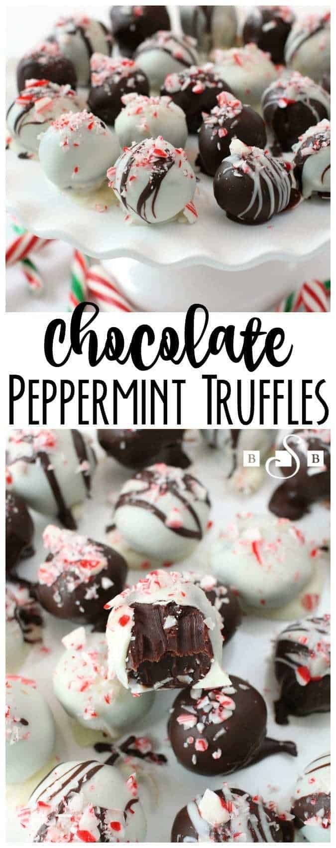 6. Chocolate Peppermint Truffles