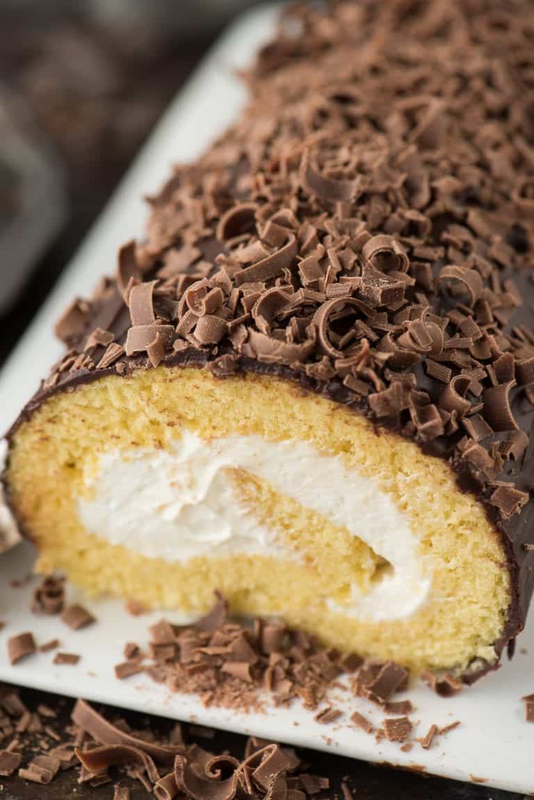 32. Eggnog Cake Roll
