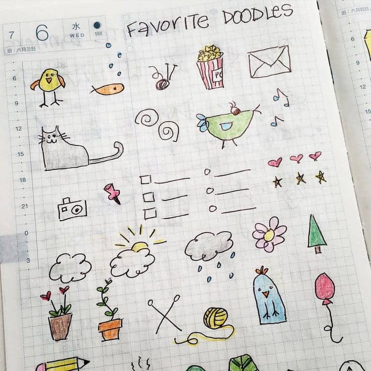 25 Easy Doodle Art Drawing Ideas For Your Bullet Journal Brighter Craft