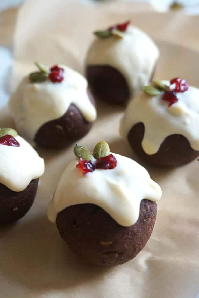 6. Vegan Christmas Pudding Balls