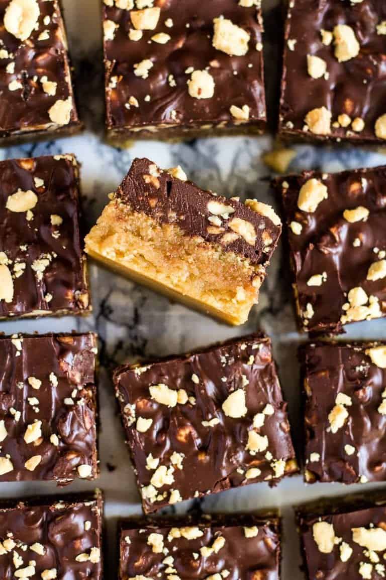 22. Chocolate Peanut Butter Blondies