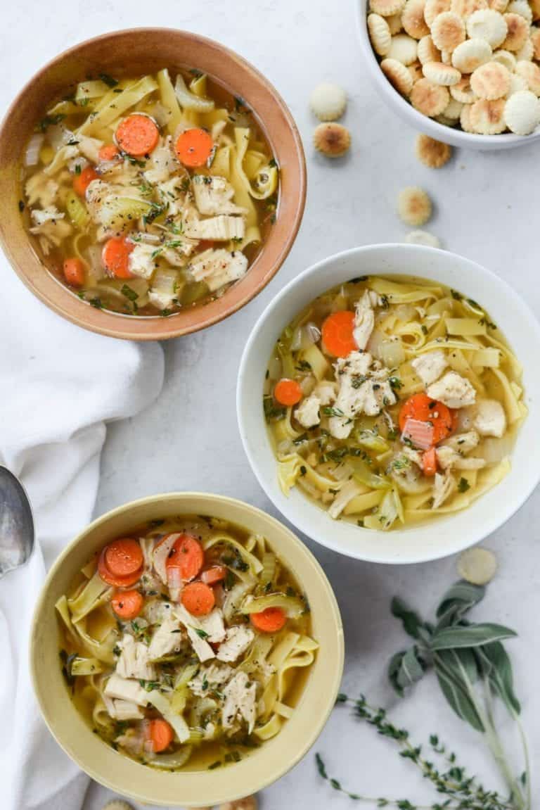 12. Leftover Turkey Noodle Soup