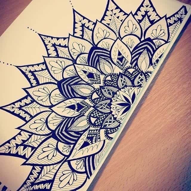 Easy Mandala Drawing Ideas For Beginners - Hallatorp