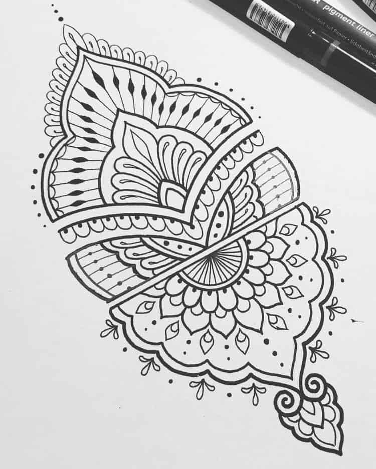 40 Beautiful Mandala Drawing Ideas & How To - Brighter Craft