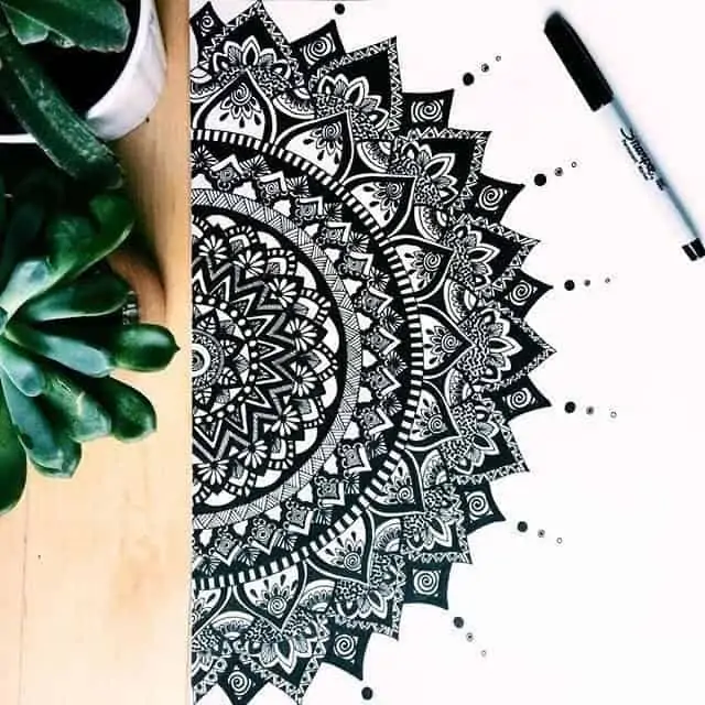 40 Beautiful Mandala Drawing Ideas & How To - Brighter Craft