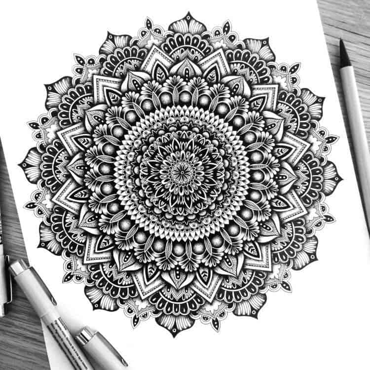 40 Beautiful Mandala Drawing Ideas & How To Brighter Craft