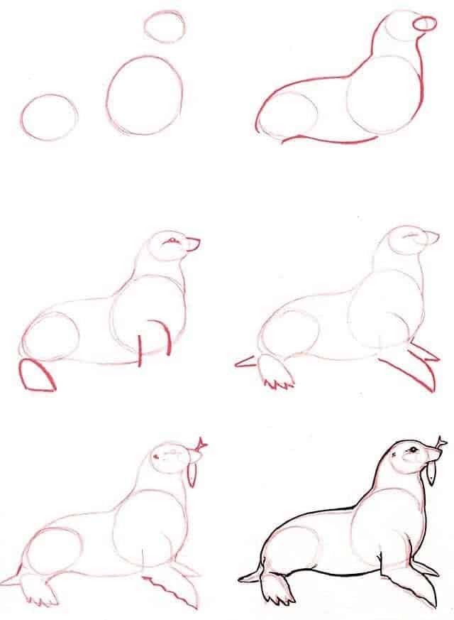 40 Free Easy Animal Sketch Drawing Information Ideas Brighter Craft