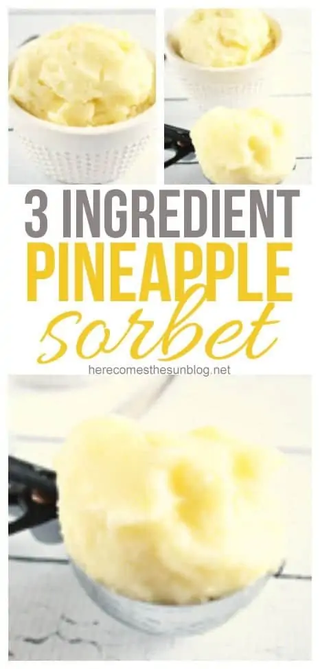 Pineapple Sorbet title