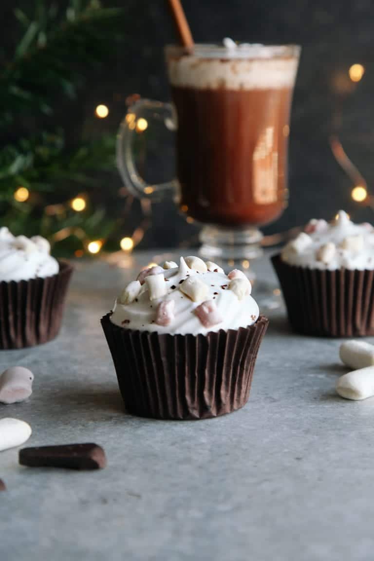 26. Hot Chocolate Cupcakes