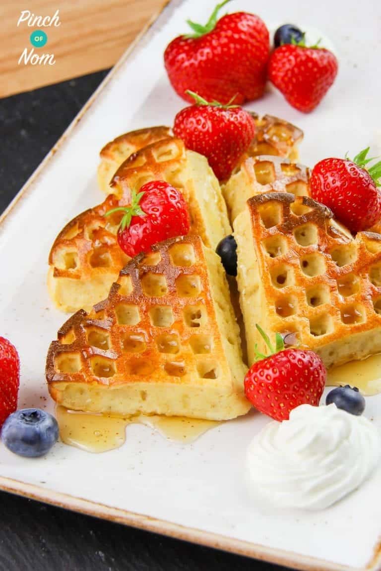 4. Syn Free Strawberry & Vanilla Waffles