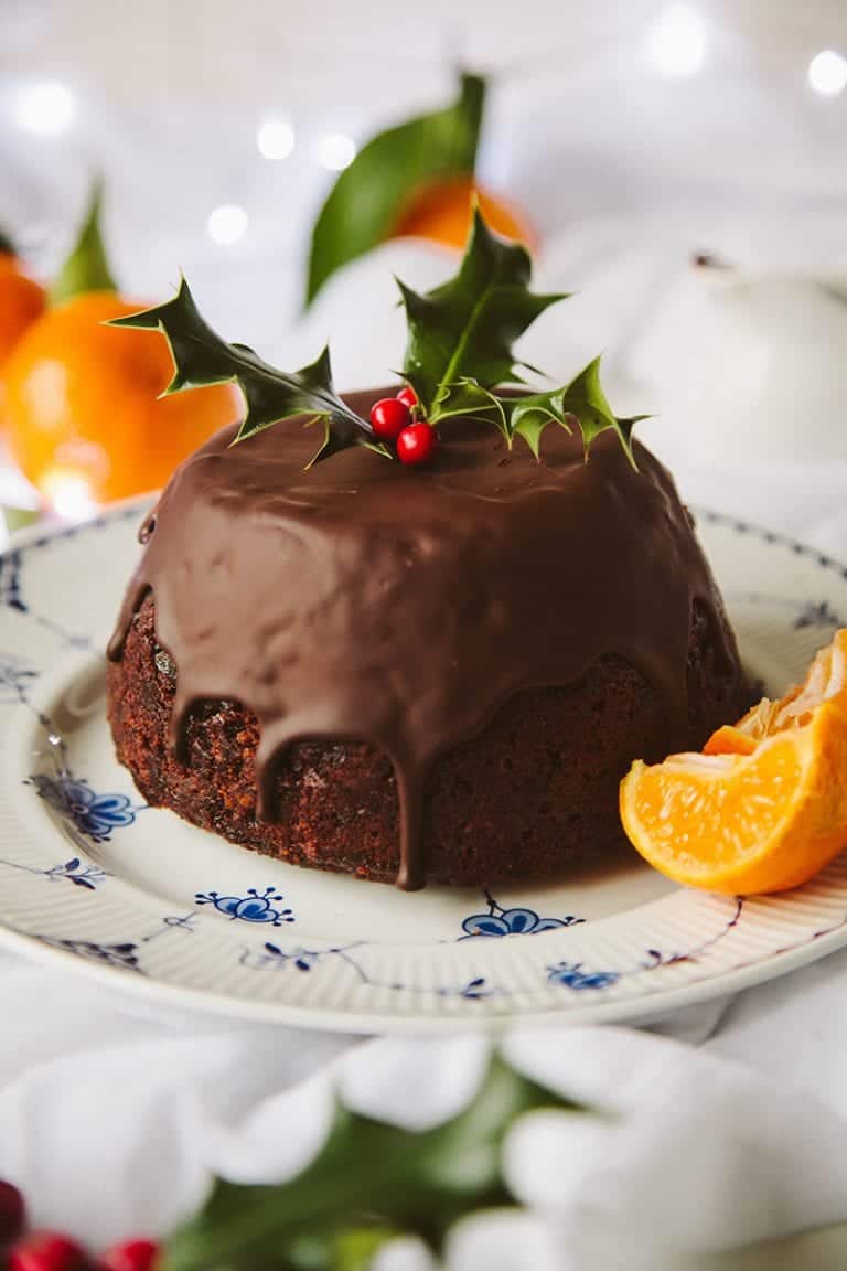 17. Vegan Chocolate Christmas Pudding