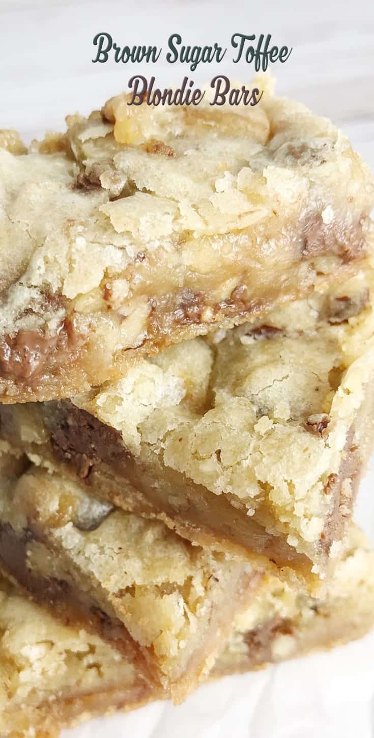 15. Brown Sugar Toffee Blondies