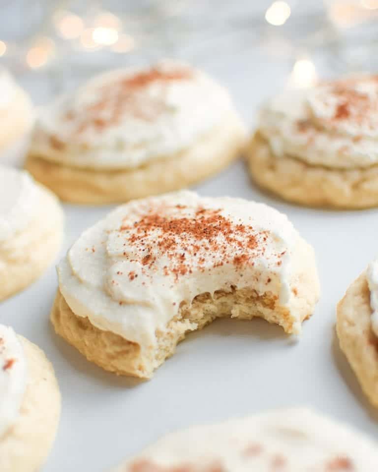 10. Eggnog Sugar Cookies