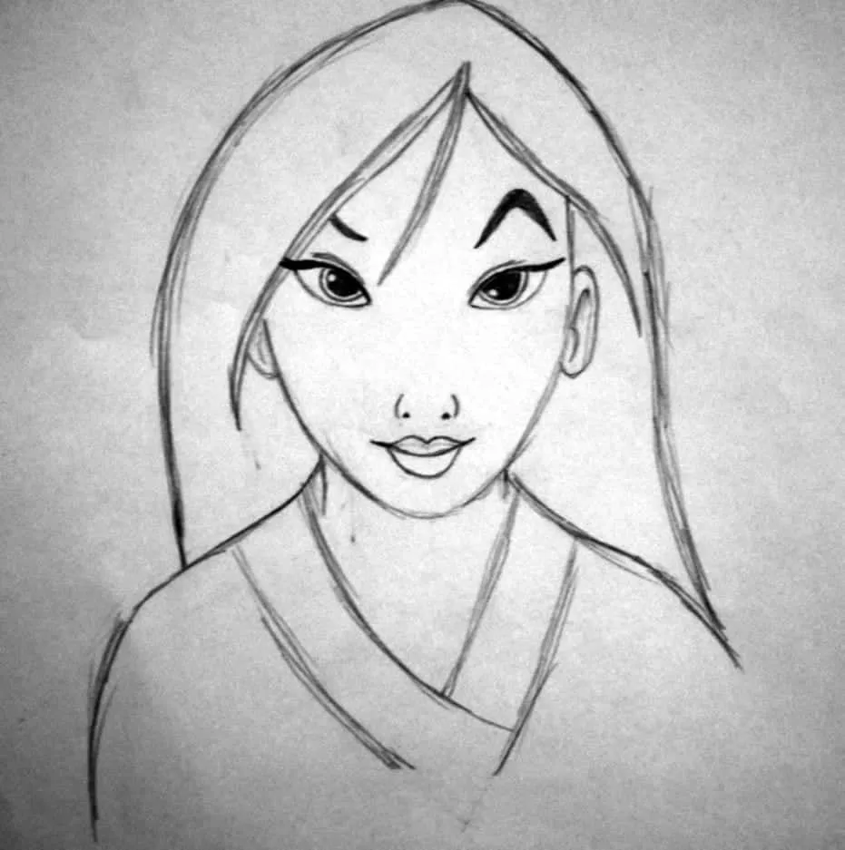 Simple Disney Infinity Drawing Sketch for Girl