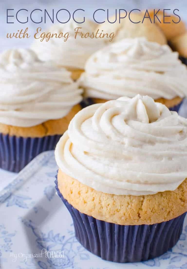 6. Eggnog Cupcakes