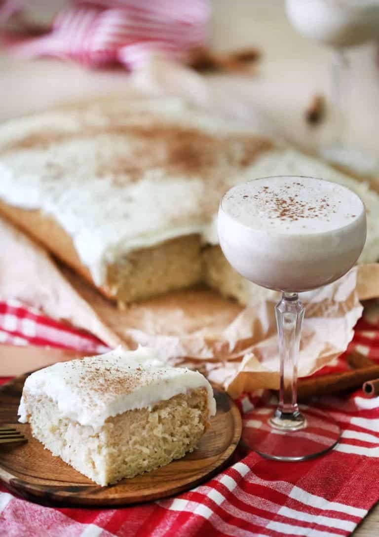 37. Eggnog Cake