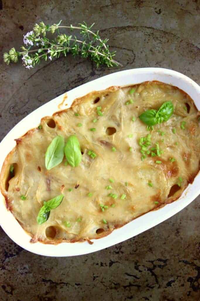 9. Vegan Potato Dauphinoise Gratin