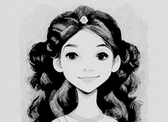 disney style princess character