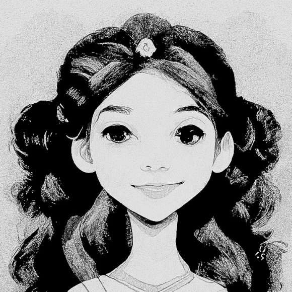 disney style princess character