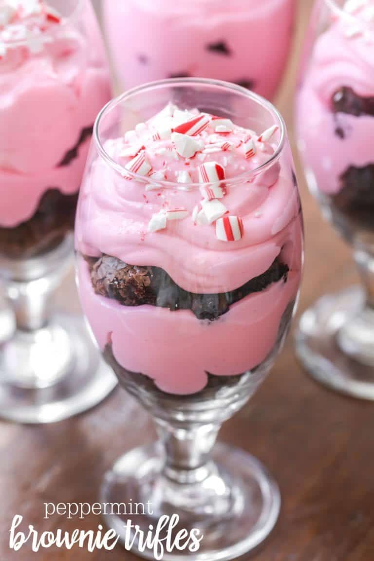17. Peppermint Brownie Trifle