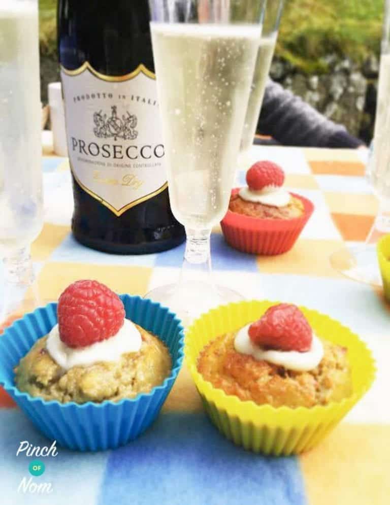 6. 1 Syn Raspberry & White Chocolate Muffins