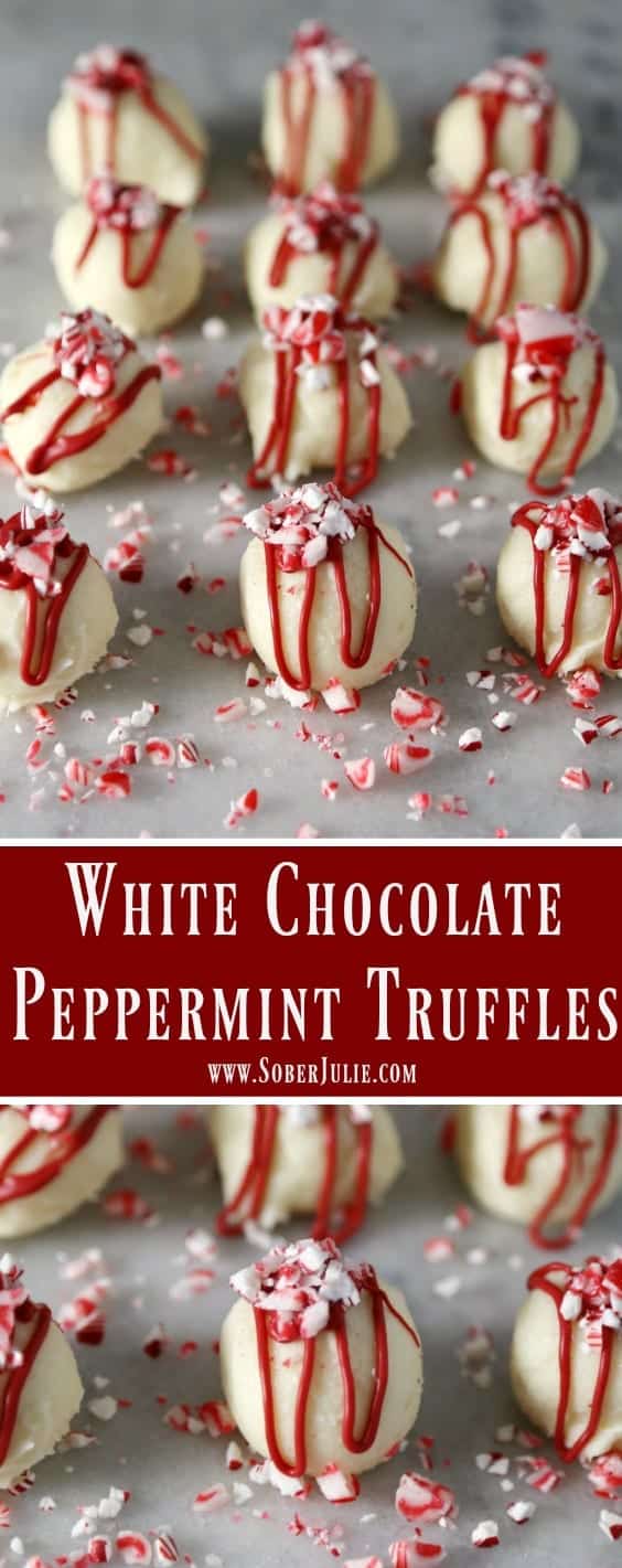 3. White Chocolate Peppermint Truffles