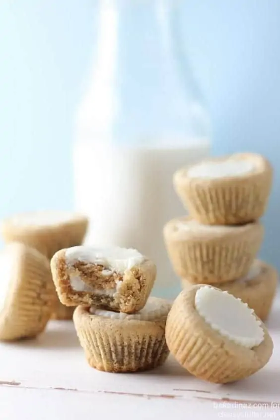 White Chocolate Peanut Butter Cookie Cups