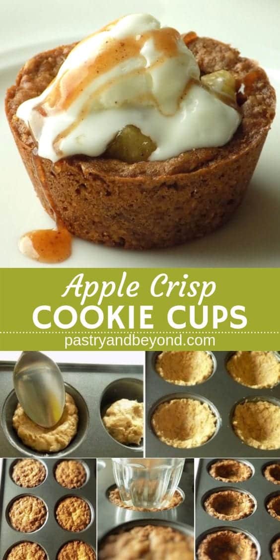 20. Apple Crisp Cookie Cups