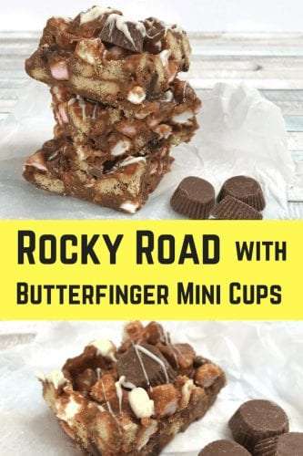 19. Butterfinger Mini Cups Rocky Road