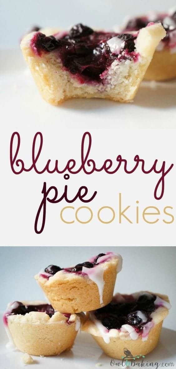 15. Blueberry Pie Cookies