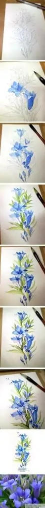20 Delicate Colorful Watercolor Flower Painting Tutorials In Images HOMESTHETICS 1