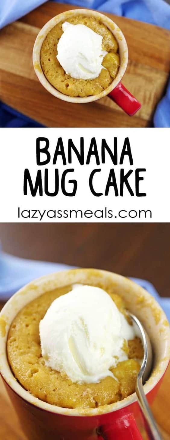 7. Banana Mug Cake