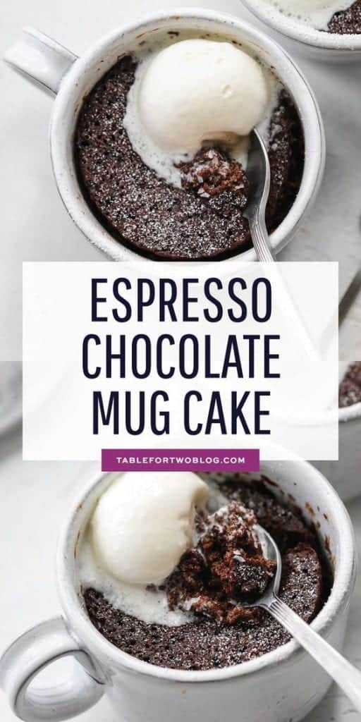 Espresso Chocolate Mug Cake