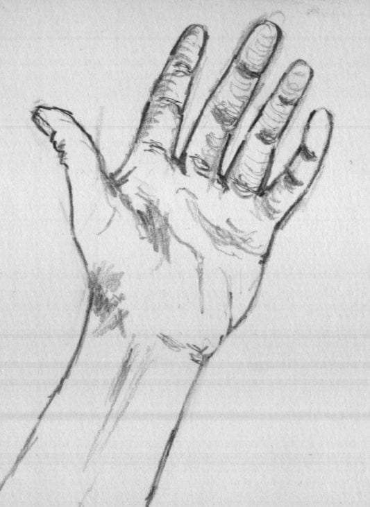 hand Art Drawing Ideas Sketch - amy-hays