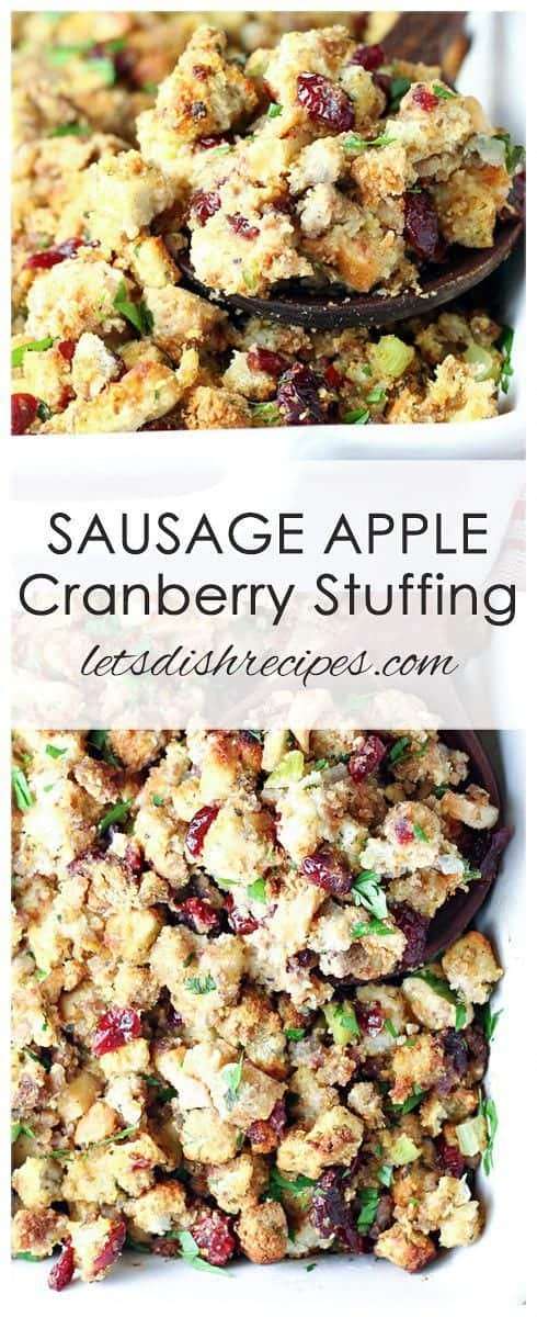 15. Sausage, Apple, Cranberry Stuffing