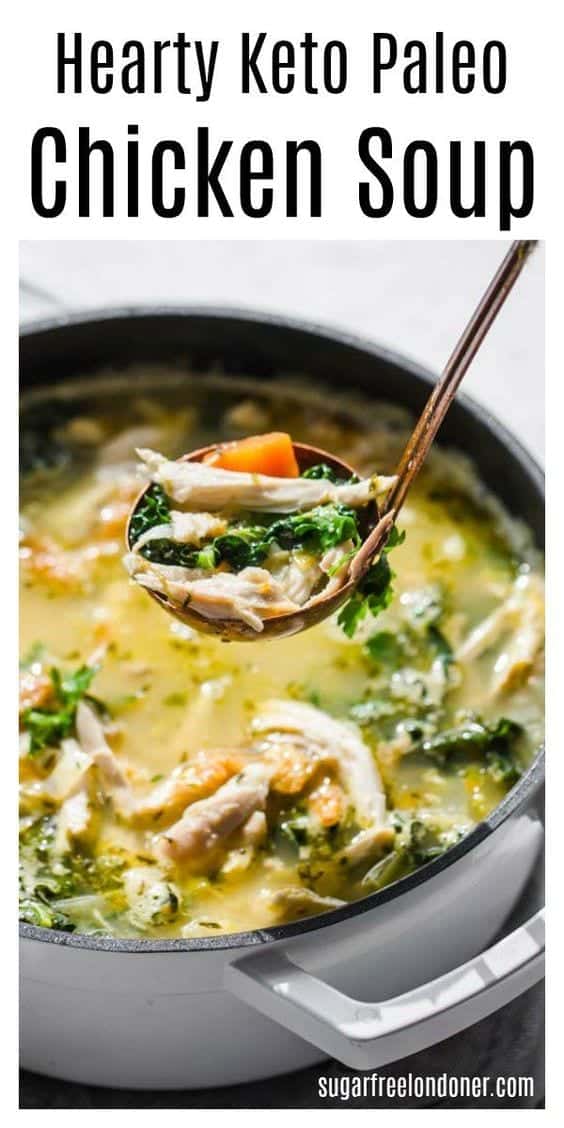 20. Low Carb Keto Roast Chicken Soup