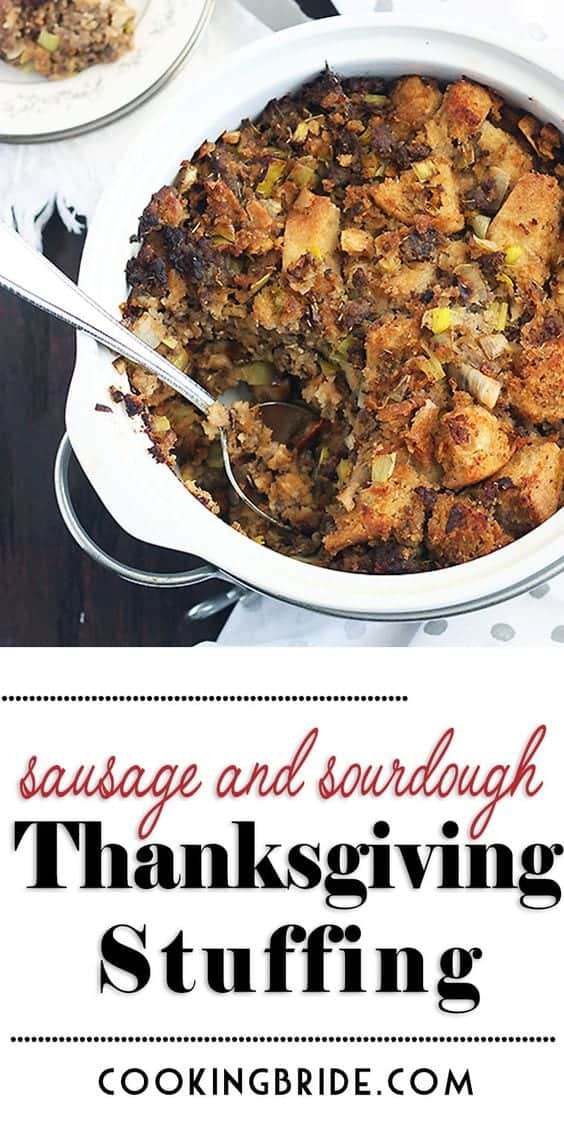 14. Sourdough and Sausage Stuffing Casserole